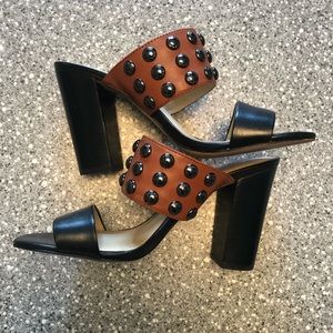 Coach Olivia Studded Slide Mules